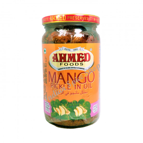 Ahmed Foods Mango Pickle In Oil Hyderabadi Taste 330g Ahmed Foods Mango Pickle In Oil Hyderabadi Taste 330g