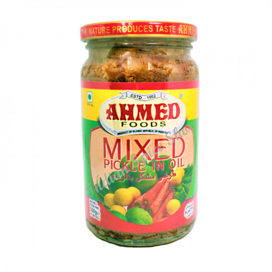 Ahmed Foods Mixed Pickle In Oil 330g Ahmed Foods Mixed Pickle In Oil 330g