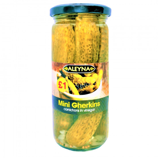 Aleyna Mini Gherkins 500g Aleyna Mini Gherkins 500g