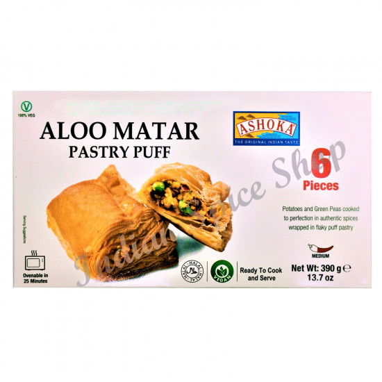 Ashoka Aloo Matar Pastry Puff 6 Pieces 390g