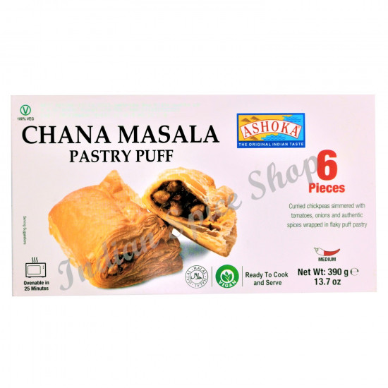 Ashoka Chana Masala Pastry Puff 6 Pieces 390g Ashoka Chana Masala Pastry Puff 6 Pieces 390g