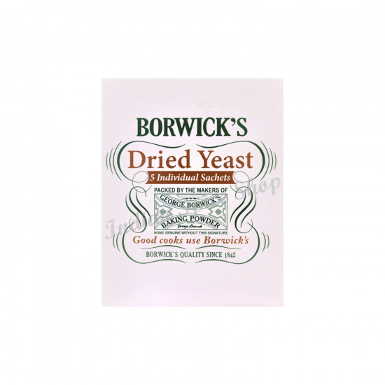 Borwicks Dried Yeast 5 Sachets Borwicks Dried Yeast 5 Sachets