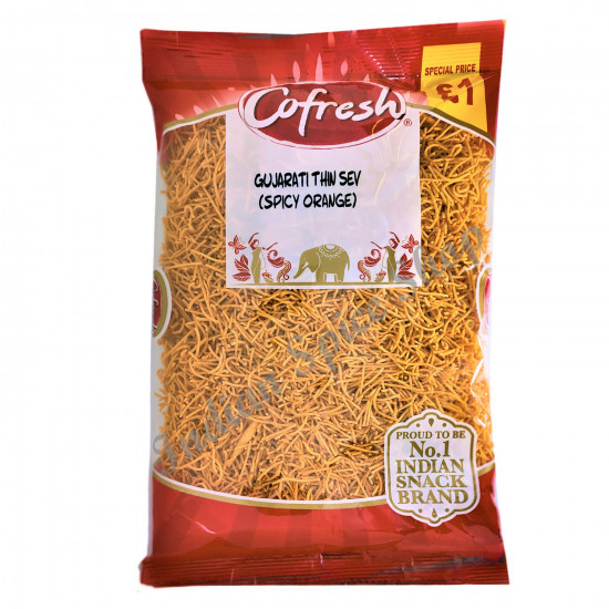 Cofresh Gujarati Thin Sev Spicy Orange 300g Cofresh Gujarati Thin Sev Spicy Orange 300g