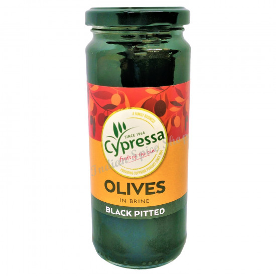 Cypressa Olives In Brine Black Pitted 340g Cypressa Olives In Brine Black Pitted 340g