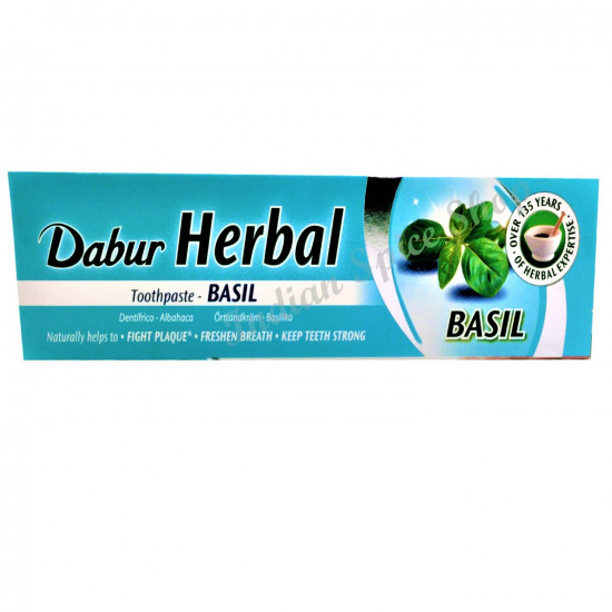 Dabur Toothpaste with Organic Basil 100ml Dabur Toothpaste with Organic Basil 100ml