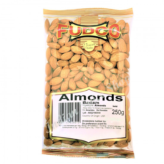 Fudco Almonds 250g
