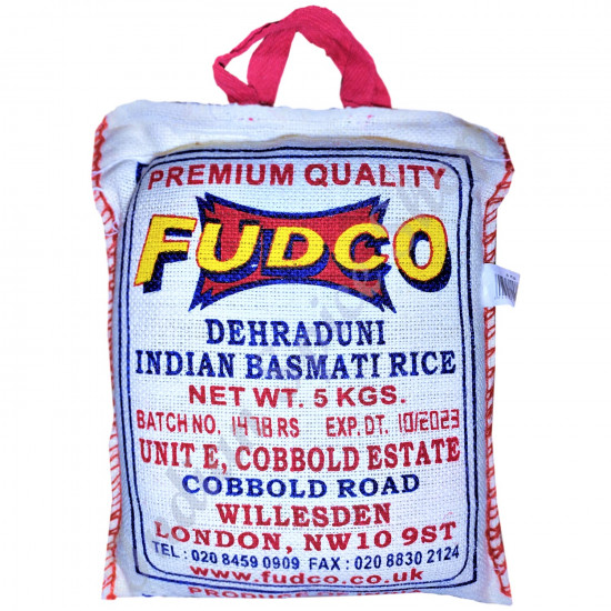 Fudco Dehraduni Indian Basmati Rice 5kg 