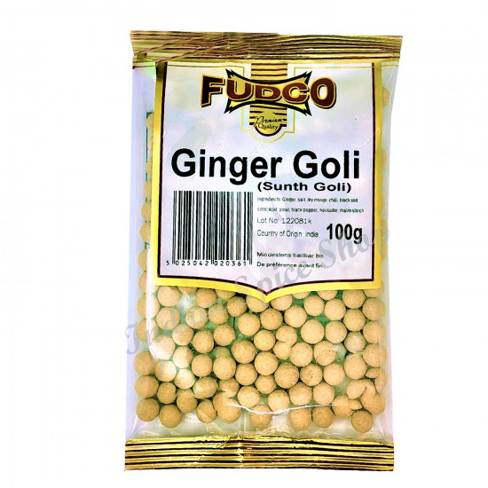 Fudco Ginger Goli 100g Fudco Ginger Goli 100g