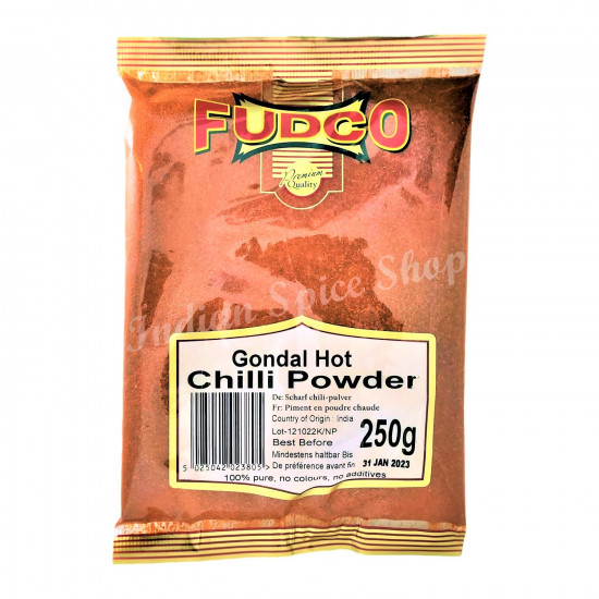 Fudco Gondal Hot Chilli Powder 250g Fudco Gondal Hot Chilli Powder 250g
