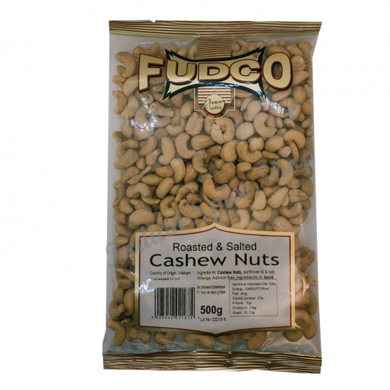 Fudco Roasted Salted Cashew Nuts 500g