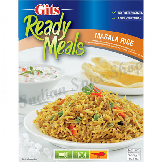 Gits Ready Meals Masala Rice 265g Gits Ready Meals Masala Rice 265g