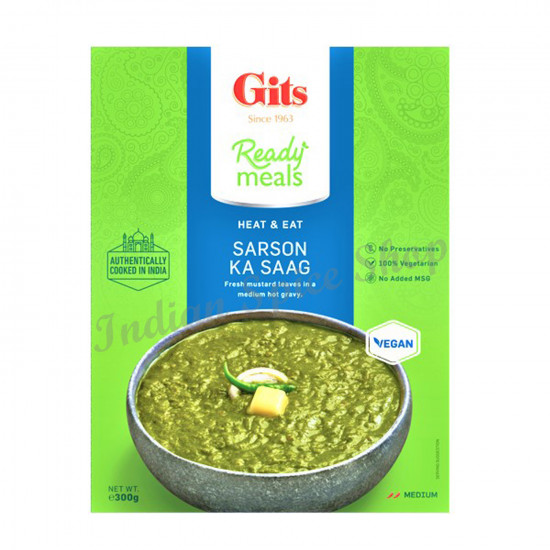 Gits Ready Meals Sarso Ka Saag 300g Gits Ready Meals Sarso Ka Saag 300g