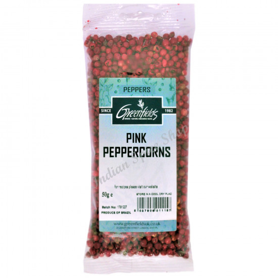Greenfields Pink Peppercorns 50g Greenfields Pink Peppercorns 50g