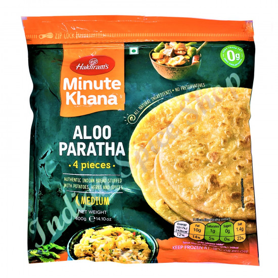 Haldirams Aloo Paratha 4 Pieces Medium 400g Haldirams Aloo Paratha 4 Pieces Medium 400g