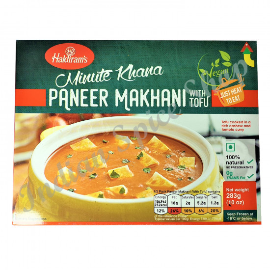 Haldirams Paneer Makhani With Tofu 283g Haldirams Paneer Makhani With Tofu 283g