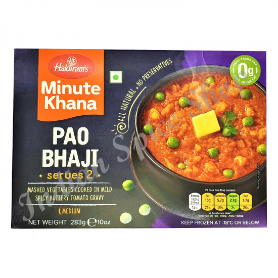Haldirams Pao Bhaji Medium 283g Haldirams Pao Bhaji Medium 283g