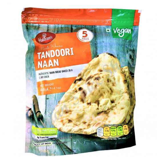 Haldirams Tandoori Naan 400g Haldirams Tandoori Naan 400g