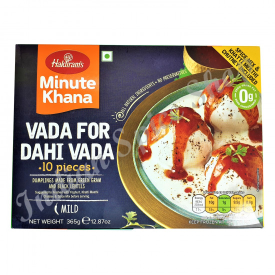 Haldirams Vada For Dahi Vada 10 Pieces Mild 365g Haldirams Vada For Dahi Vada 10 Pieces Mild 365g