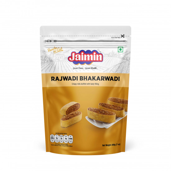 Jaimin Rajwadi Bhakarwadi 200g Jaimin Rajwadi Bhakarwadi 200g