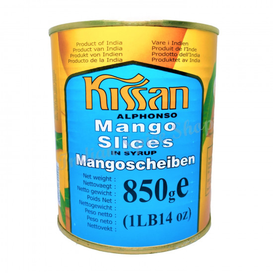 Kissan Alphonso Mango Slices In Syrup 850g Kissan Alphonso Mango Slices In Syrup 850g