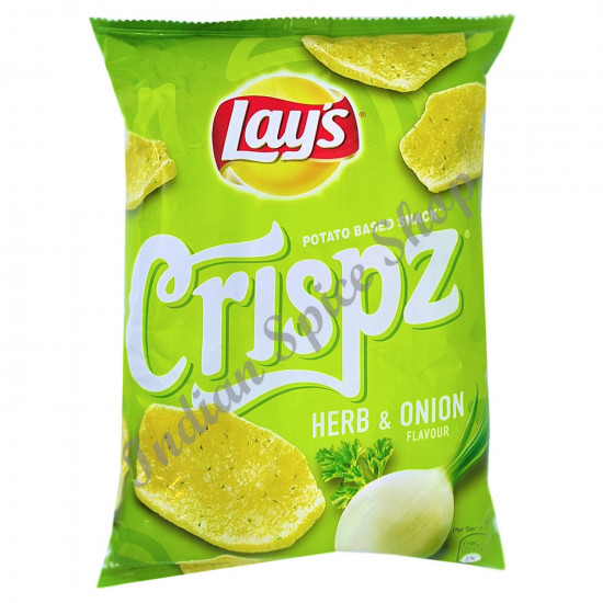 Lays Crispz Herb And Onion Flavour 55g Lays Crispz Herb And Onion Flavour 55g