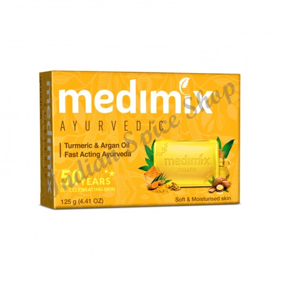 Medimix Ayurvedic Turmeric And Argan Oil 125g Medimix Ayurvedic Turmeric And Argan Oil 125g