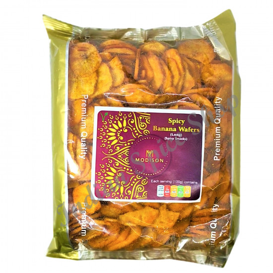 Modison Spicy Banana Wafers 180g Modison Spicy Banana Wafers 180g