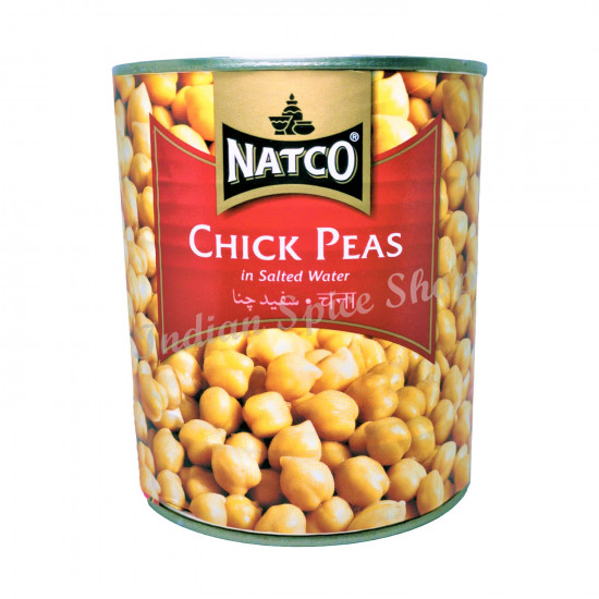 Natco  Chick Peas In Salted Water 400g  - 3 For £1.75