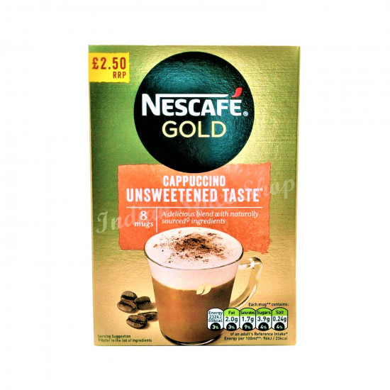 Nescafe Gold Cappuccino Unsweetened Taste 8 Sachets Nescafe Gold Cappuccino Unsweetened Taste 8 Sachets