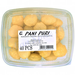 Q Store Pani Puri 40 Pcs Apx. 220g
