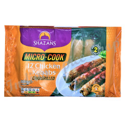 Shazans 12 Chicken Kebabs Chargrilled 600g