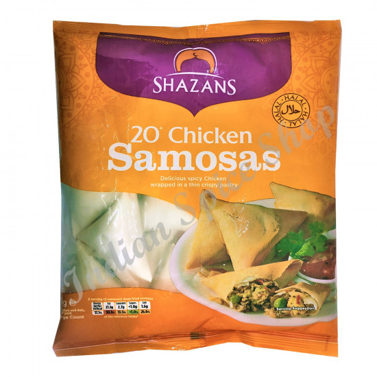 Shazans 20 Chicken Samosas 680g Shazans 20 Chicken Samosas 680g