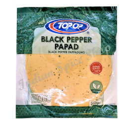 Topop Black Pepper Papad 200g