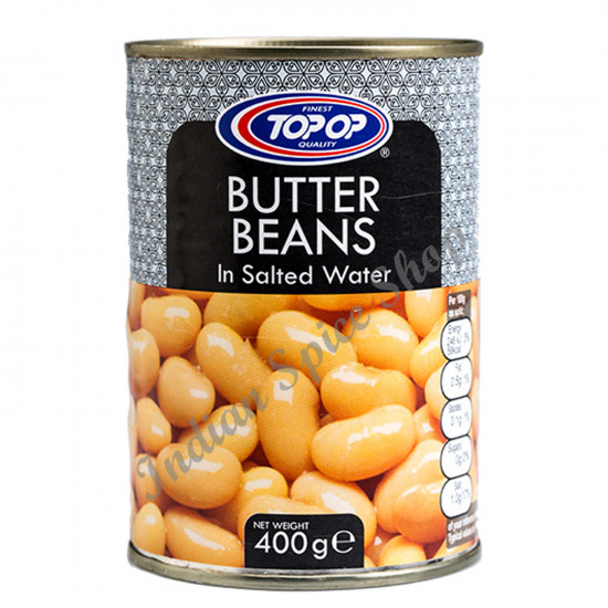 Topop Butter Beans In-Salted Water 400g Topop Butter Beans In-Salted Water 400g