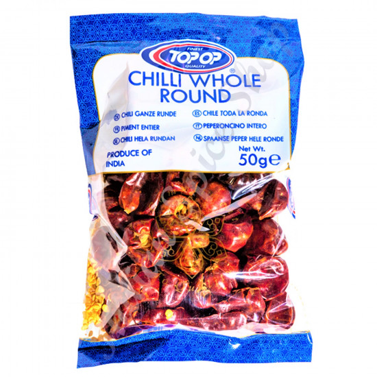 Topop Chilli Whole Round 50g
