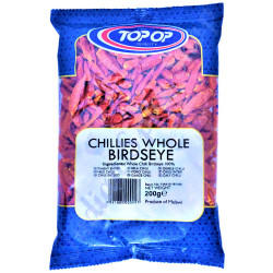 Topop Chillies Whole Birdseye 200g