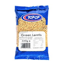 Topop Green Lentils 500g