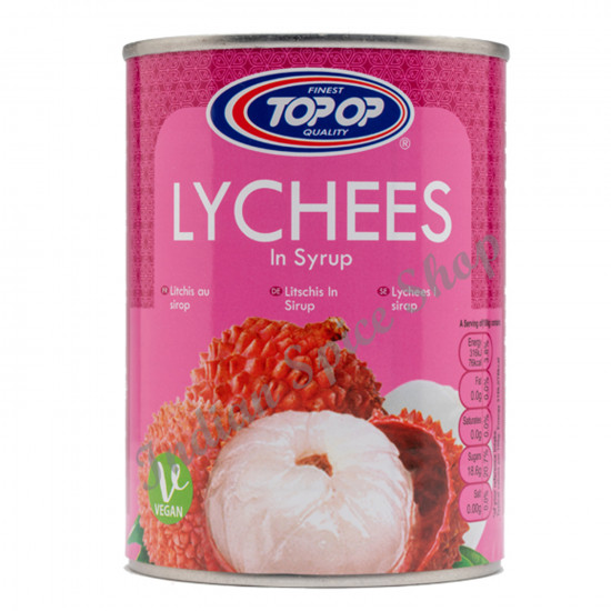 Topop Lychees In Syrup 565g Topop Lychees In Syrup 565g