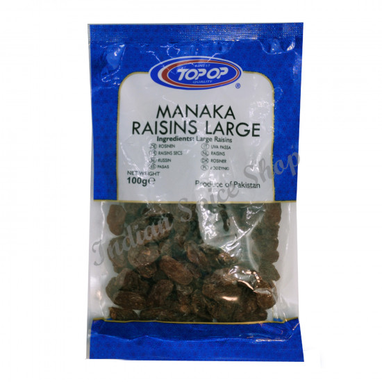 Topop Manaka Raisins Large 100g Topop Manaka Raisins Large 100g