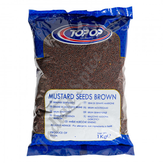 Topop Mustard Seeds Brown 1kg Topop Mustard Seeds Brown 1kg