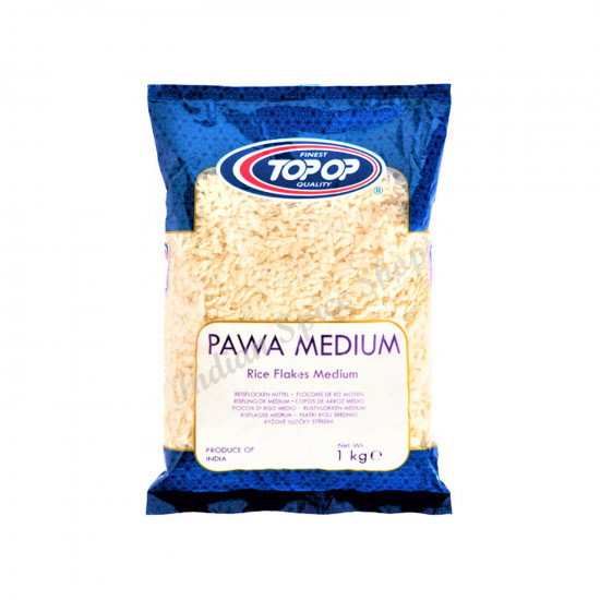 Topop Pawa Medium Rice Flakes Medium 1kg Topop Pawa Medium Rice Flakes Medium 1kg
