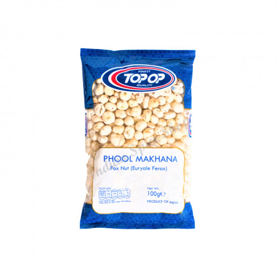 Topop Phool Makhana Fox Nut 100g Topop Phool Makhana Fox Nut 100g