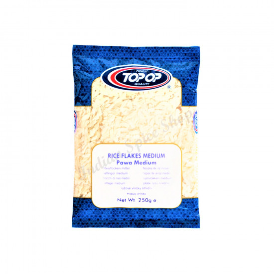 Topop Rice Flakes Medium Pawa Medium 250g Topop Rice Flakes Medium Pawa Medium 250g