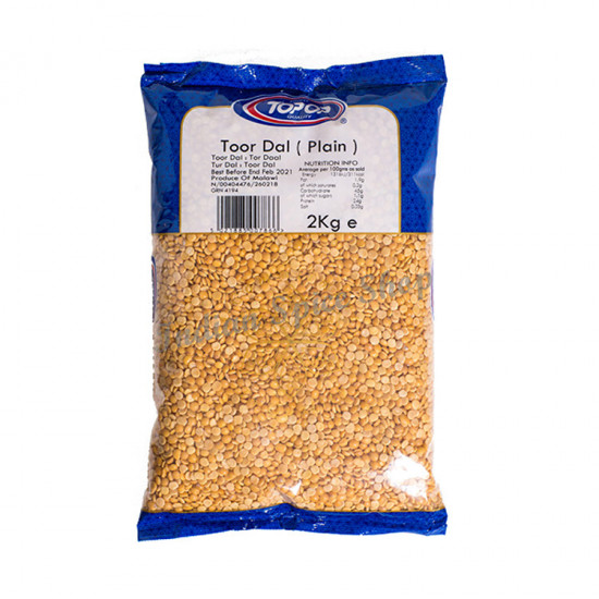 Topop Toor Dall Plain 2kg Topop Toor Dall Plain 2kg