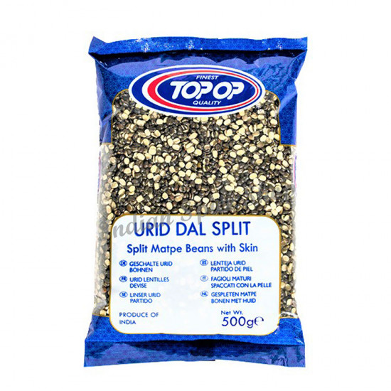 Topop Urid Dal Split 500g Topop Urid Dal Split 500g