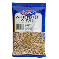 Topop White Pepper Whole 100g