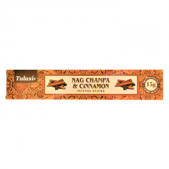 Tulasi Nag Champa And Cinnamon Incense Sticks 15g