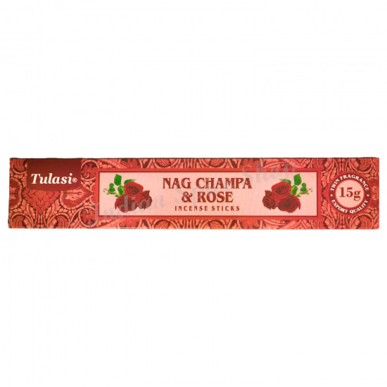 Tulasi Nag Champa And Rose Incense Sticks 15g