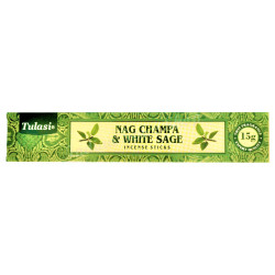 Tulasi Nag Champa And White Sage Incense Sticks 15g