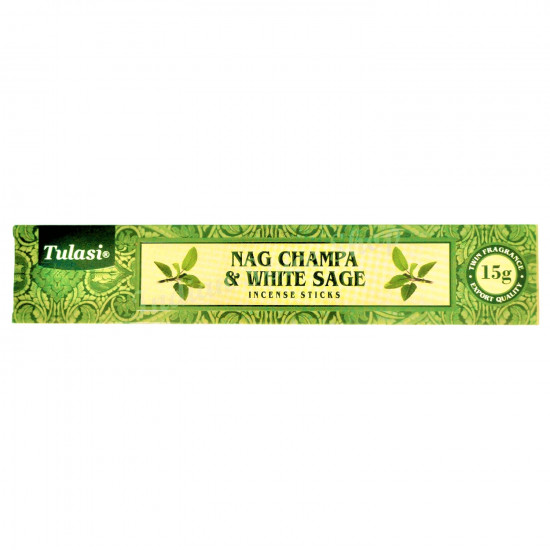Tulasi Nag Champa And White Sage Incense Sticks 15g